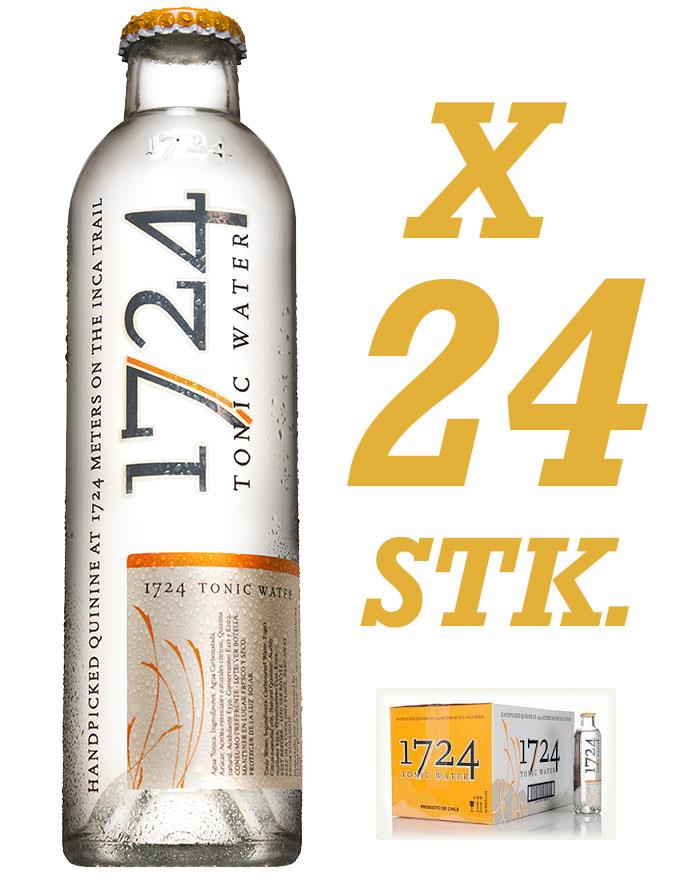 1724 Tonic Water x 24 stk i kasse perfect for Gin and Tonic 20 cl