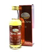 Ben Nevis Miniature Dew De Luxe 12 år Blended Scotch Whisky 5 cl 40%