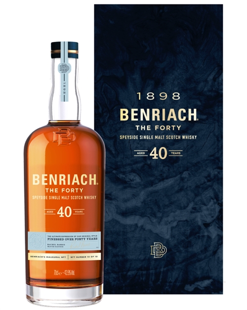Benriach The Forty 40 år Single Speyside Malt Scotch Whisky 43,5%