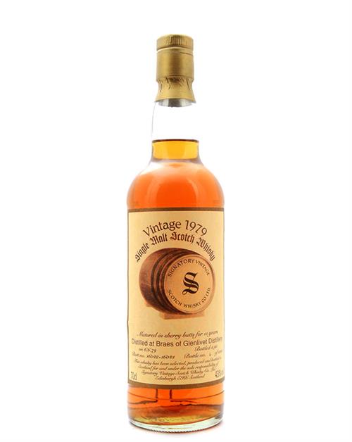 Braes of Glenlivet 1979/1995 Signatory Vintage 15 år Single Malt Scotch Whisky 43%