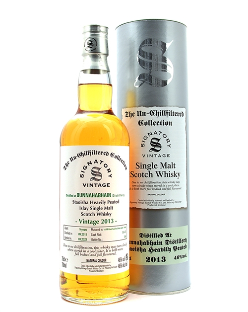 Bunnahabhain 2013/2023 Signatory Vintage 9 år Islay Single Malt Scotch Whisky 70 cl 46%