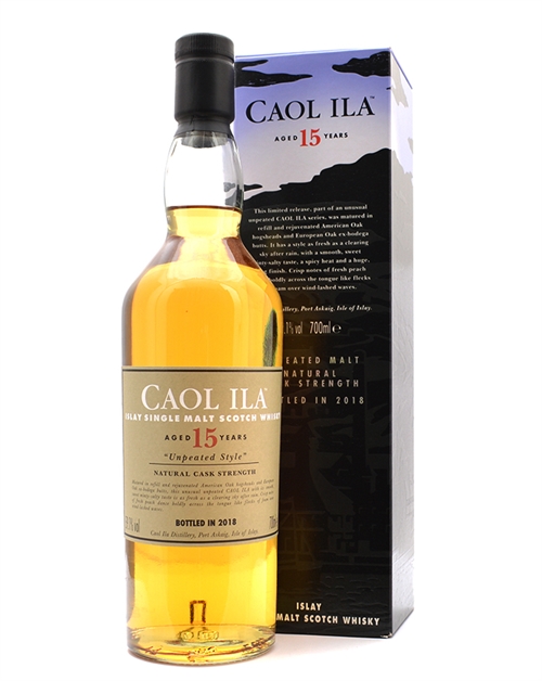 Caol Ila 15 år Unpeated Style 2018 Islay Single Malt Scotch Whisky 70 cl 59,1%