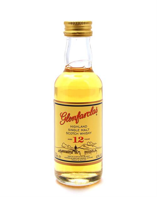 Glenfarclas Miniature 12 år Highland Single Malt Scotch Whisky 5 cl 43%