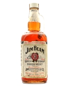 Jim Beam WHITE LABEL Old Version 5 Sour Mash Kentucky Straight Bourbon Whiskey 175 cl 40%