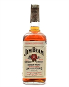 Jim Beam WHITE LABEL Old Version 8 Sour Mash Kentucky Straight Bourbon Whiskey 75 cl 43%