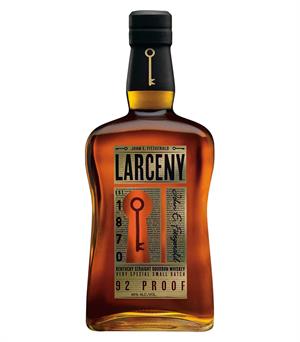 John E Fitzgerald Larceny 92 Proof Kentucky Straight Bourbon Whiskey 75 cl 46%