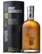 Port Charlotte 10 �r Heavily Peated Bruichladdich Single Islay Malt Whisky 46%