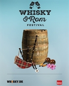 Entre til Whisky & Rom Festival FREDAG 25. oktober 2024 kl.17:00 - 20:00 PRINT SELV BILLET