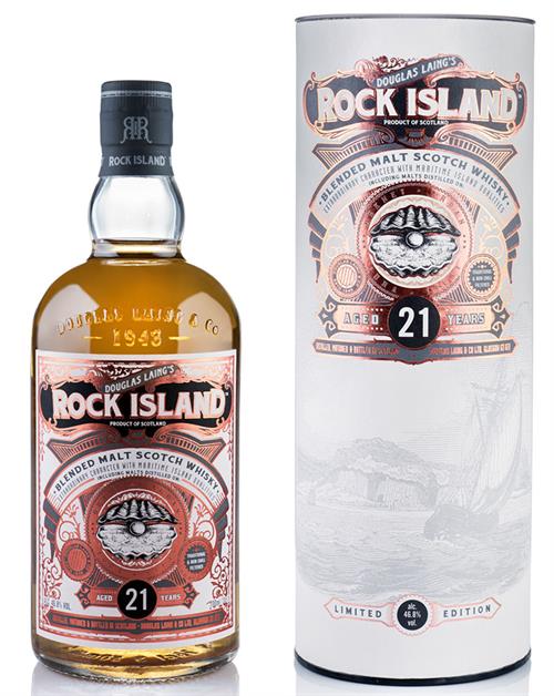Rock Island 21 år Douglas Laing Island Blended Malt Scotch Whisky 46,8%