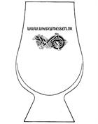 Glencairn Whiskyglas m. Whiskymessen.dk logo - 6 stk.