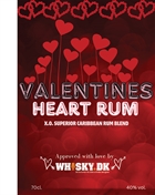 Valentines Heart Rum Edition No. 6 XO Superior Blended Caribbean Rom 40%