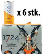 Seventeen 1724 Tonic Water DÅSER x 6 stk i kasse - Perfect for Gin and Tonic 20 cl