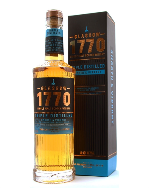 1770 Glasgow Triple Distilled Single Malt Scotch Whisky 70 cl 46%