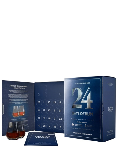 24 Days of Rum Mocha Edition - Romjulekalender fyldt med 24 stk x 2cl 