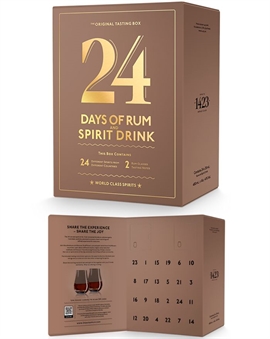 24 Days of Rum Mocha Edition - Romjulekalender fyldt med 24 stk x 2cl 