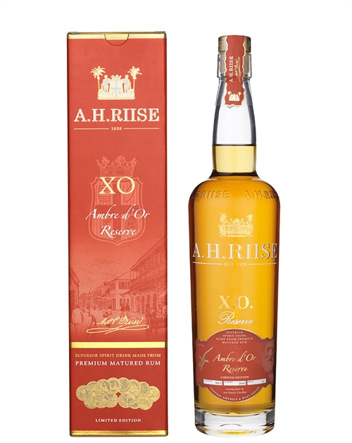 A.H. Riise XO Ambre d\'Or Reserve Superior Spirit Drink 70 cl 42%