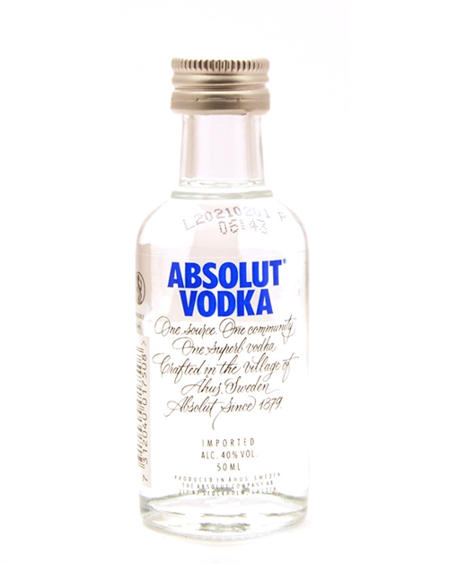 Absolut Miniature Premium Swedish Vodka 5 cl 40%