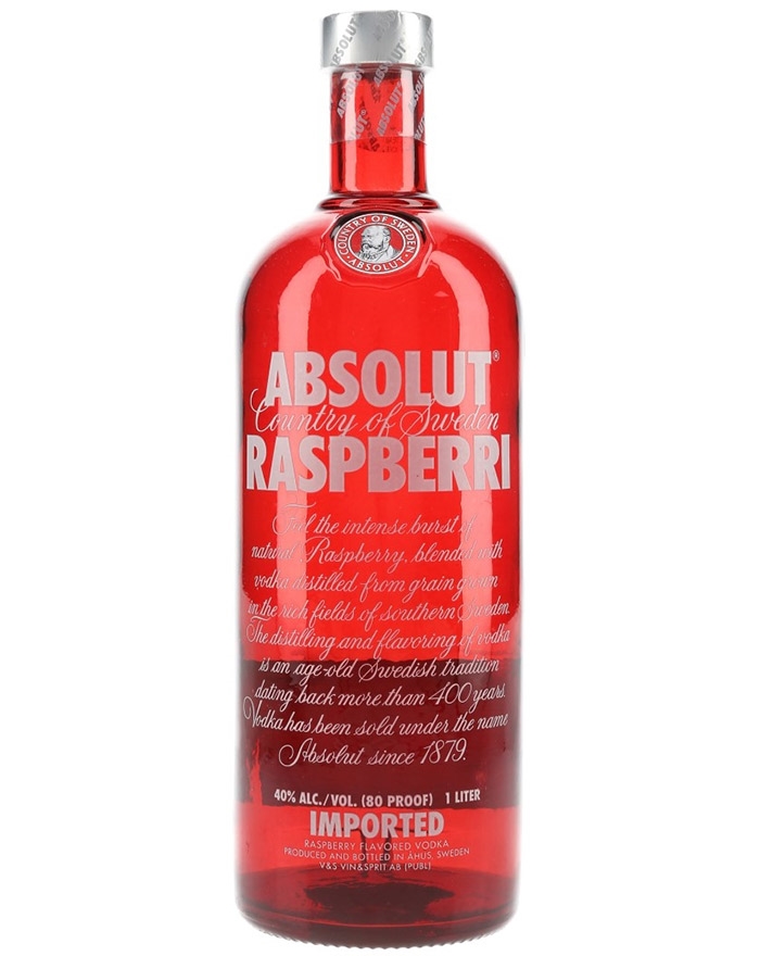 Absolut Raspberri Vodka Hindbær Vodka 100cl» Fri Fragt*