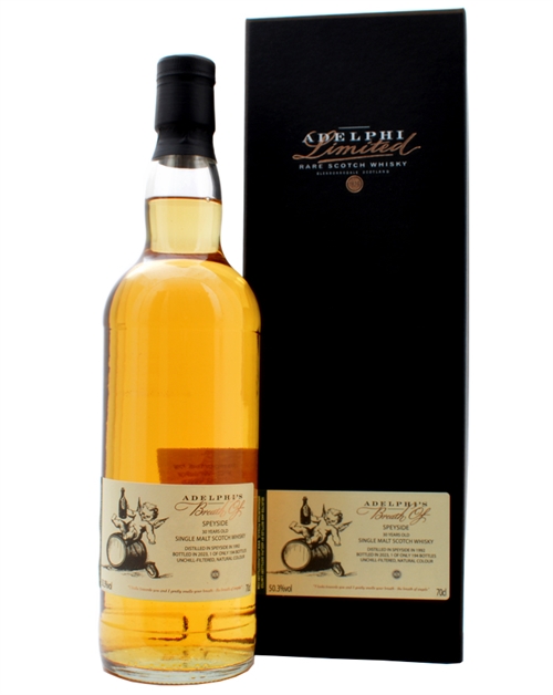 Breath of Speyside 1992/2023 Adelphi Limited 30 år Single Speyside Malt Scotch Whisky 70 cl 50,3%