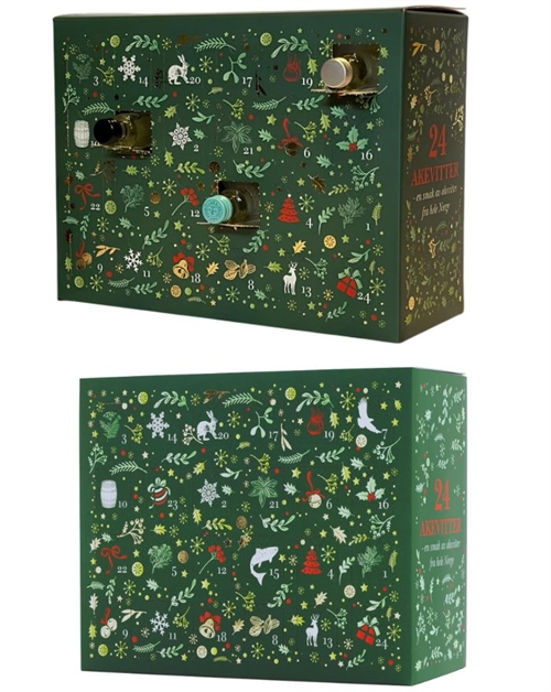 Akvavit Julekalender 24 Akevitter En smag af Norge 24 x 2 cl 40%