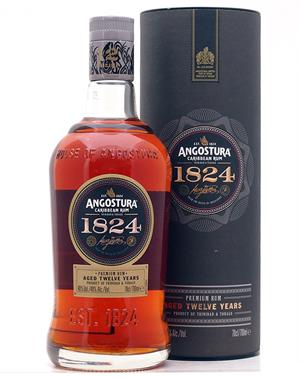 Angostura 1824 Hand-Casked Premium 12 år Caribbean Trinidad Rom 70 cl 40%