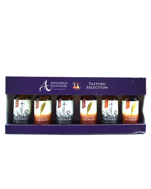 Annandale Miniature Tasting Selection Single Malt Scotch Whisky 6x5 cl
