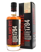 Arbikie 1794 Batch 22 Highland Rye Single Grain Scotch Whisky 70 cl 48%