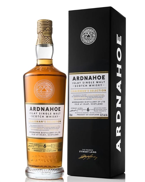 Ardnahoe Chairmans Selection 6 år Single Islay Malt Whisky 60,2%