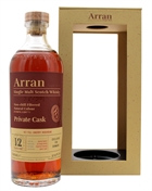 Arran 2012/2025 Single Cask Denmark 12 år 1st Fill Sherry Single Malt Scotch Whisky 57,9%