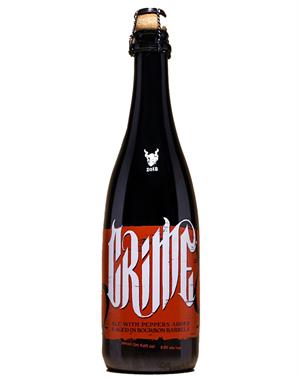 Stone Brewing Crime Ale 2016 aged in bourbon Barrels