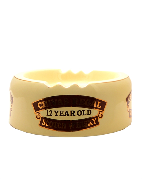 Askebæger med Chivas Regal whiskylogo 1