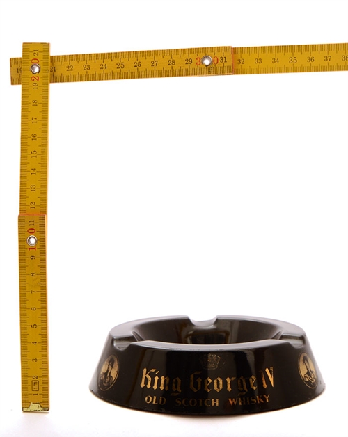 Askebæger med King George IV whiskylogo 6