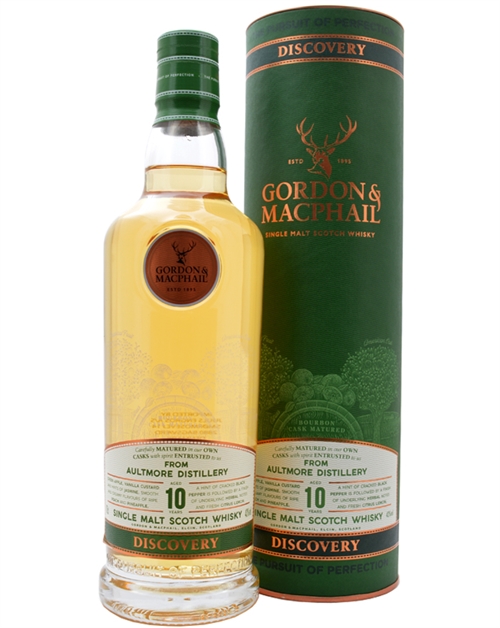 Aultmore 10 år Gordon & Macphail Discovery Single Malt Scotch Whisky 43%