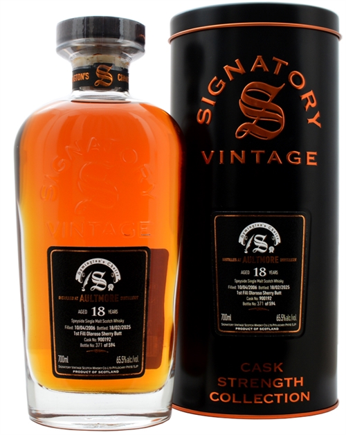 Aultmore 2006/2025 Signatory 18 år Symingtons Choice Speyside Single Malt Scotch Whisky 65,5%