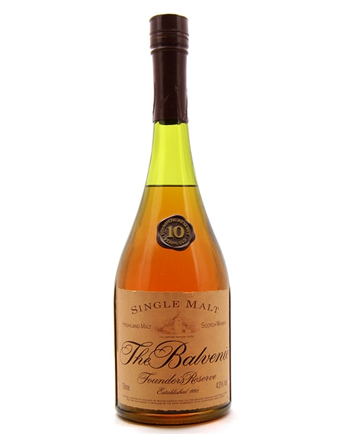 Balvenie Founders Reserve Old Version 10 år Single Highland Malt Scotch Whisky 100 cl 43%