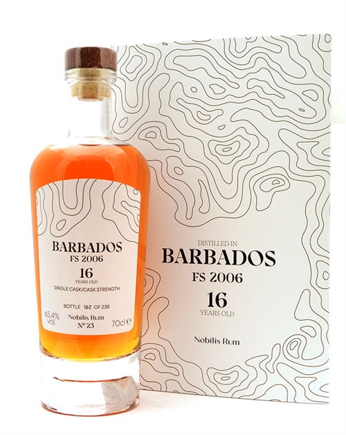 Barbados FS 2006 Single Cask 16 år Nobilis Batch 23 Cask Strength Rom 70 cl 65,4%