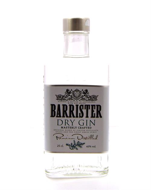Barrister Small Batch Dry Gin 25 cl 40%