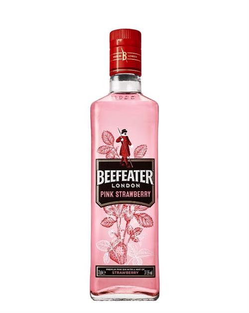Beefeater PINK Strawberry Gin Premium London Dry Gin 70 centiliter og 37,5 procent alkohol