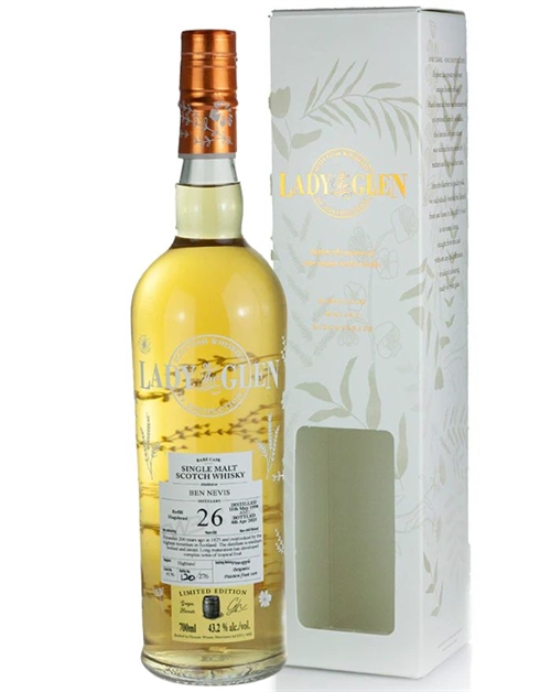 Ben Nevis 1998/2025 Lady of the Glen 26 år Single Highland Malt Whisky 43,2%