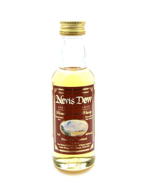 Ben Nevis Miniature Dew Special Reserve Blended Scotch Whisky 5 cl 40%
