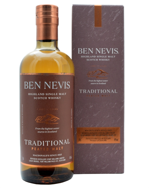 Ben Nevis Traditional Peated Malt Highland Single Malt Scotch Whisky 46%