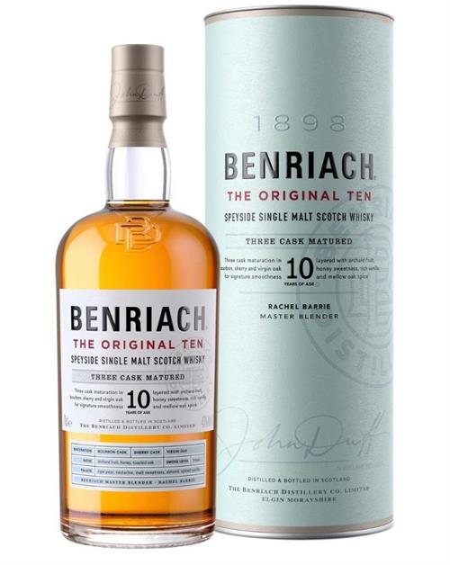 BenRiach The Original Ten 10 år Single Speyside Malt Whisky 70 cl 43%