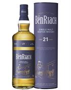 BenRiach 21 år Four Cask Maturation Single Highland Malt Whisky 70 cl 46%