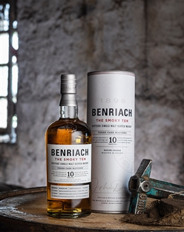 BenRiach The Smoky Ten 10 år Speyside Single Malt Scotch Whisky 70 cl 46%