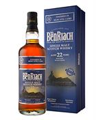BenRiach 22 år Moscatel Finish Single Speyside Malt Whisky 70 cl 46%