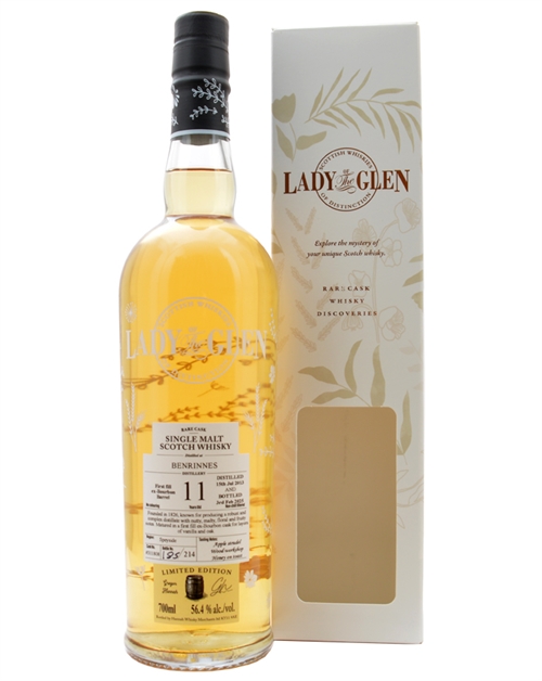 Benrinnes 2013/2025 Lady of the Glen 11 år Single Speyside Malt Scotch Whisky 70 cl 56,4%