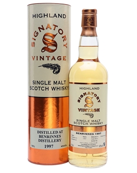 Benrinnes 1997/2018 Signatory Vintage 20 år Single Highland Malt Whisky 43% 