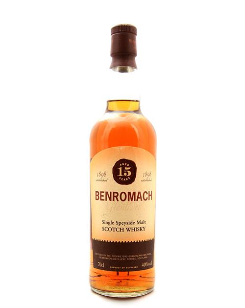 Benromach Old Version 15 år Single Speyside Malt Scotch Whisky 40%