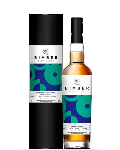 Bimber Denmark Edition Ex-Rye Oak Cask Single Malt London Whisky 70 cl 58,8%