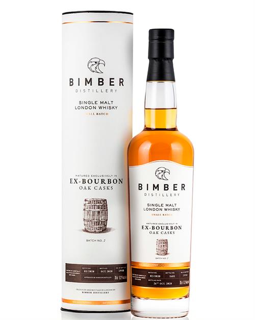 Bimber Ex-Bourbon Oak Casks Batch 2 Single Malt London Whisky 70 cl 52,2%